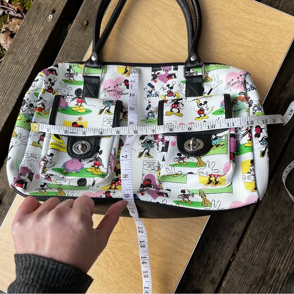 Disney Parks Mickey & Minnie Mouse Cartoon Purse Handbag - Picture 11 of 14